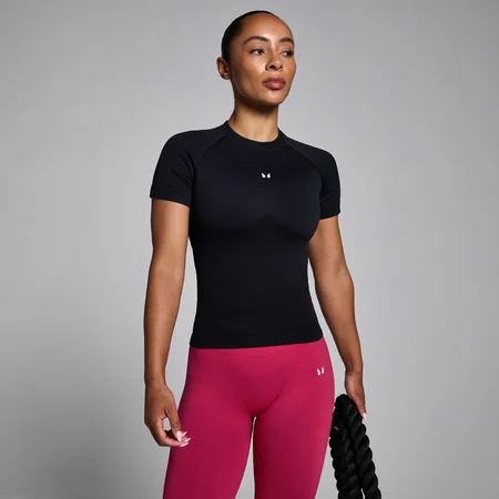 MP Naiste Lift Seamless Body Fit T-särk - Must