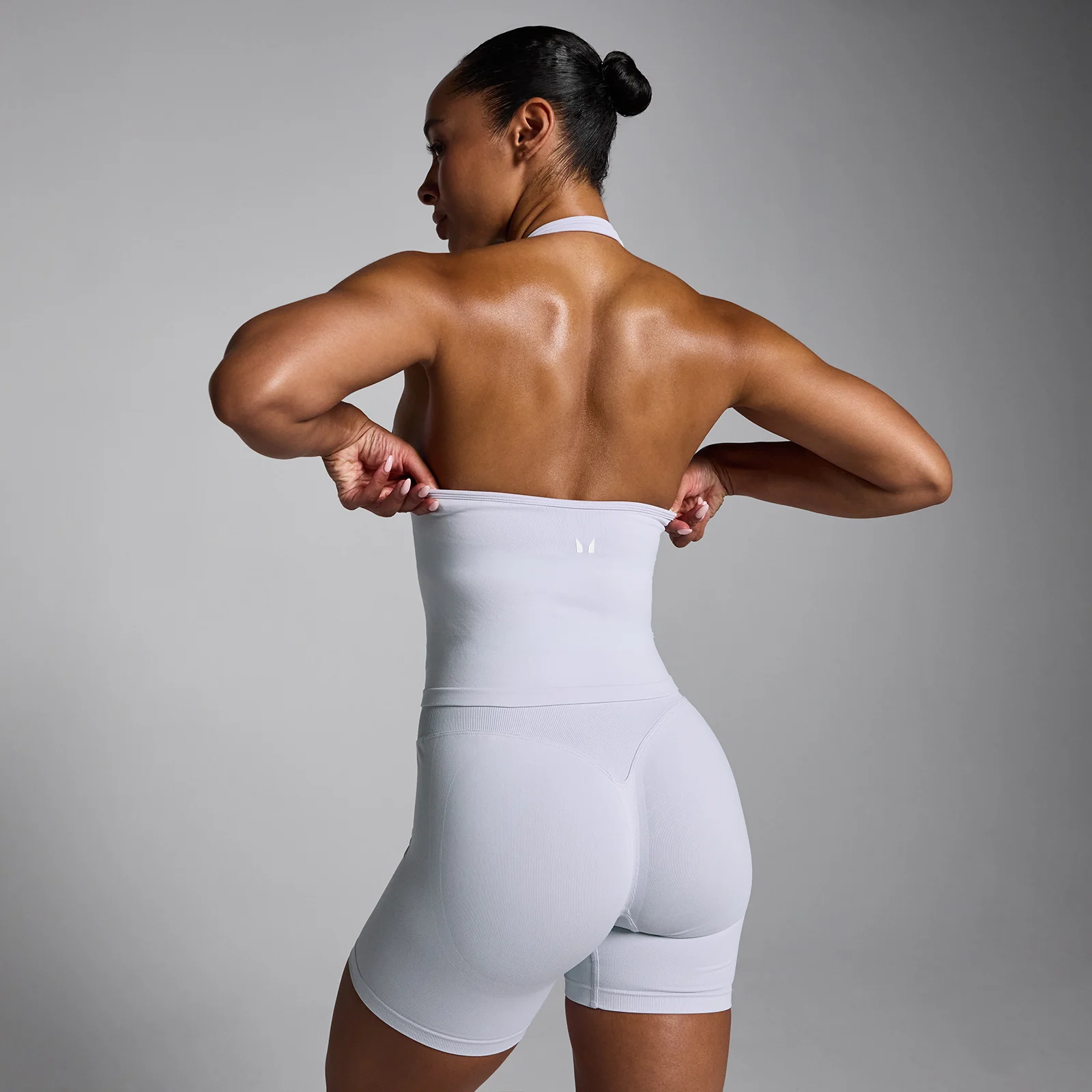 MP Naiste Tempo Õmbluseta Halterneck Vest - Chalk Dust - S Pilt 2