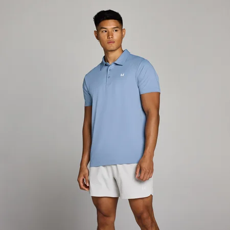 MP meeste treeningu polo särk - Fog Blue