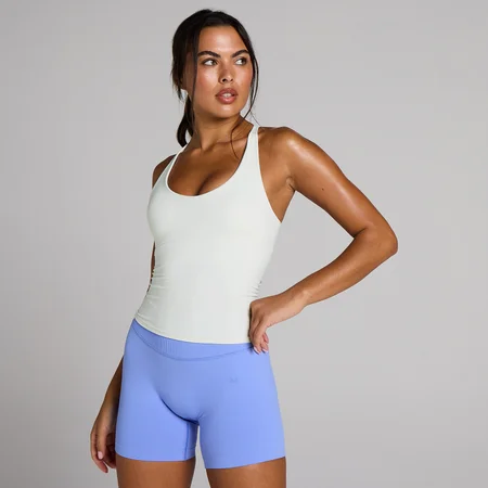 MP Naiste Tempo keeratud seljaga vest - Optic White