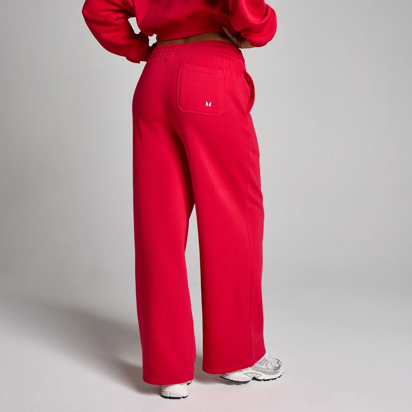 MP Naiste Basic Straight Leg Dressipüksid - Chilli - M Pilt 2