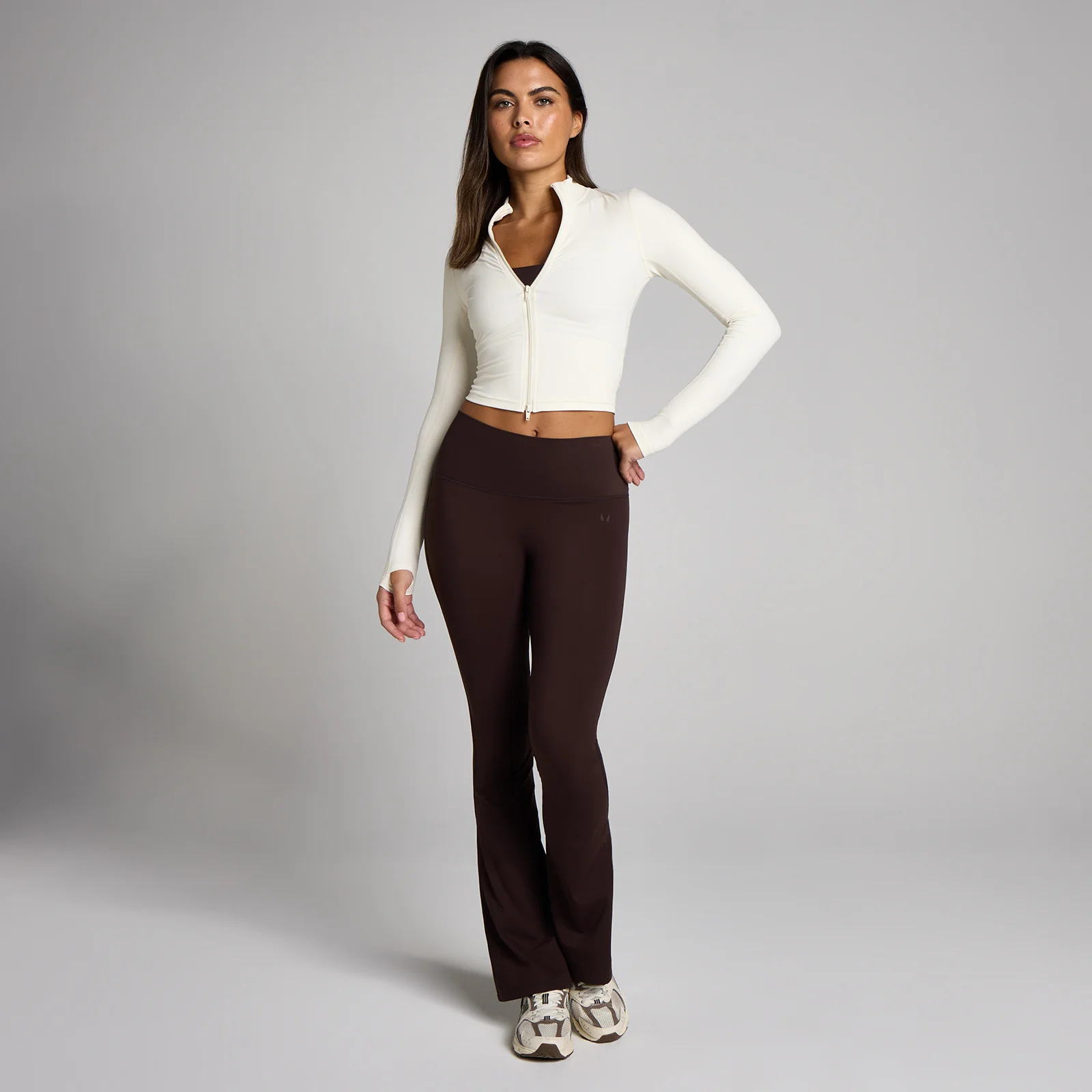 MP Naiste Tempo Cropped Jakk - Vanilje - L Pilt 3