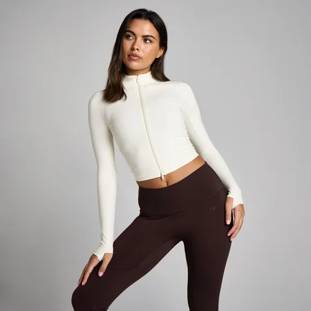 MP Naiste Tempo Cropped Jakk - Vanilje