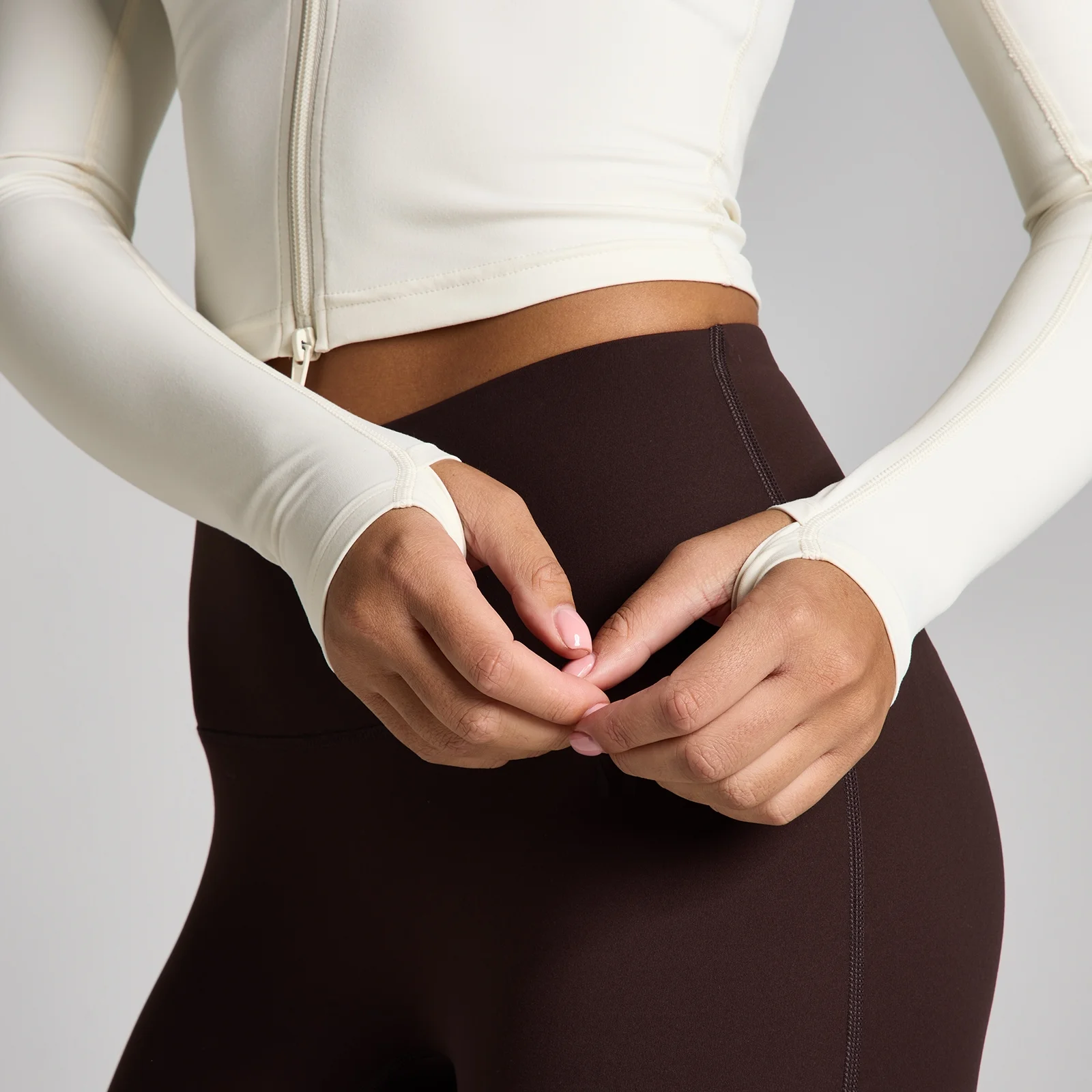 MP Naiste Tempo Cropped Jakk - Vanilje - L Pilt 4