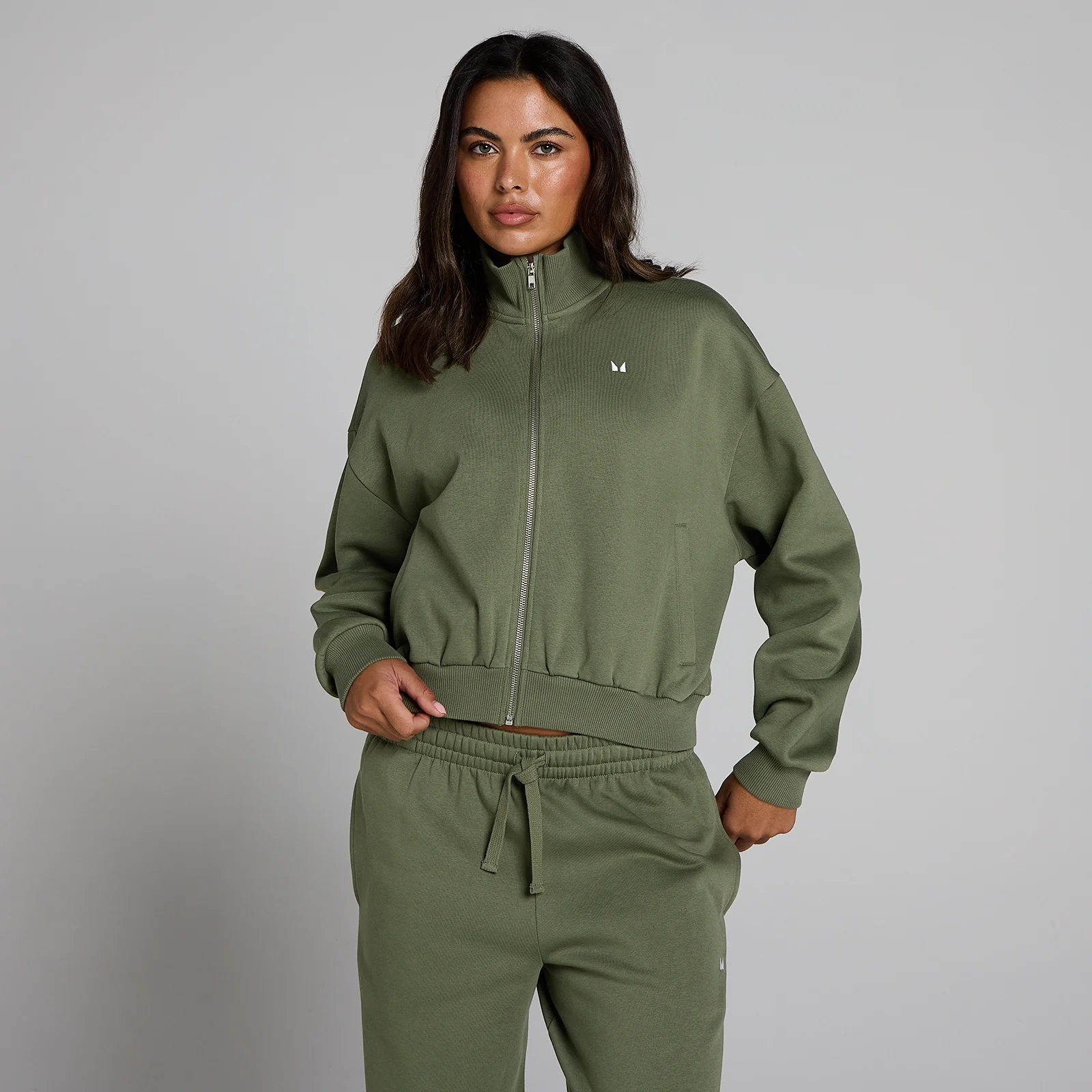 MP Naiste Basics Lukuga Bomber Jope - Washed Olive - M Pilt 1