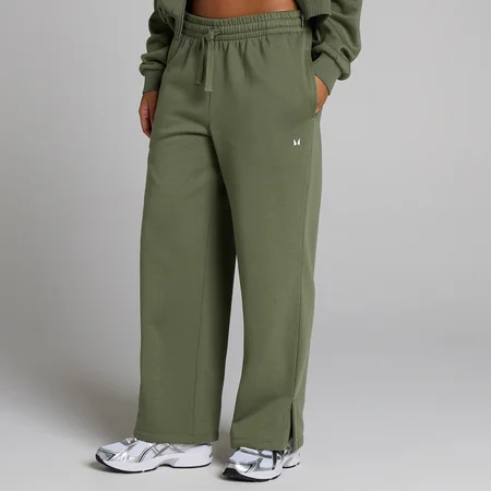 MP Naiste Basics Sirge Säärega Dressipüksid - Washed Olive