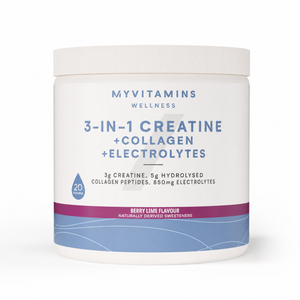 3-ühes Kreatiin + Kollageen + Elektrolüüdid - Flavour Mixed Berry Lime