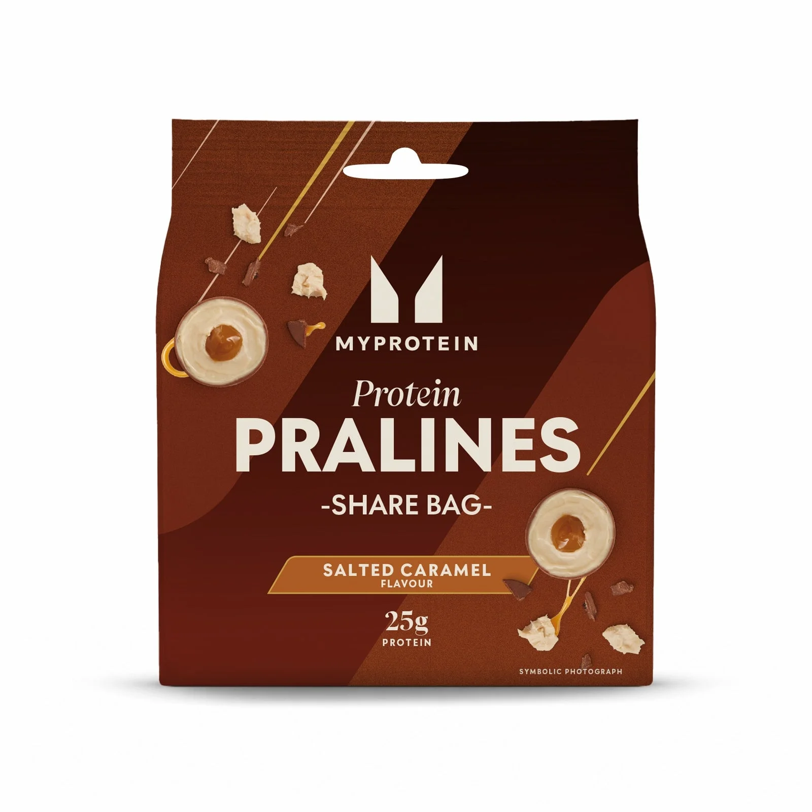Protein Pralines Share Bag - 1item - Soolane karamell Pilt 1