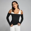 MP Naiste Tempo Off The Shoulder LS Top - Must