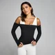 MP Naiste Tempo Off The Shoulder LS Top - Must