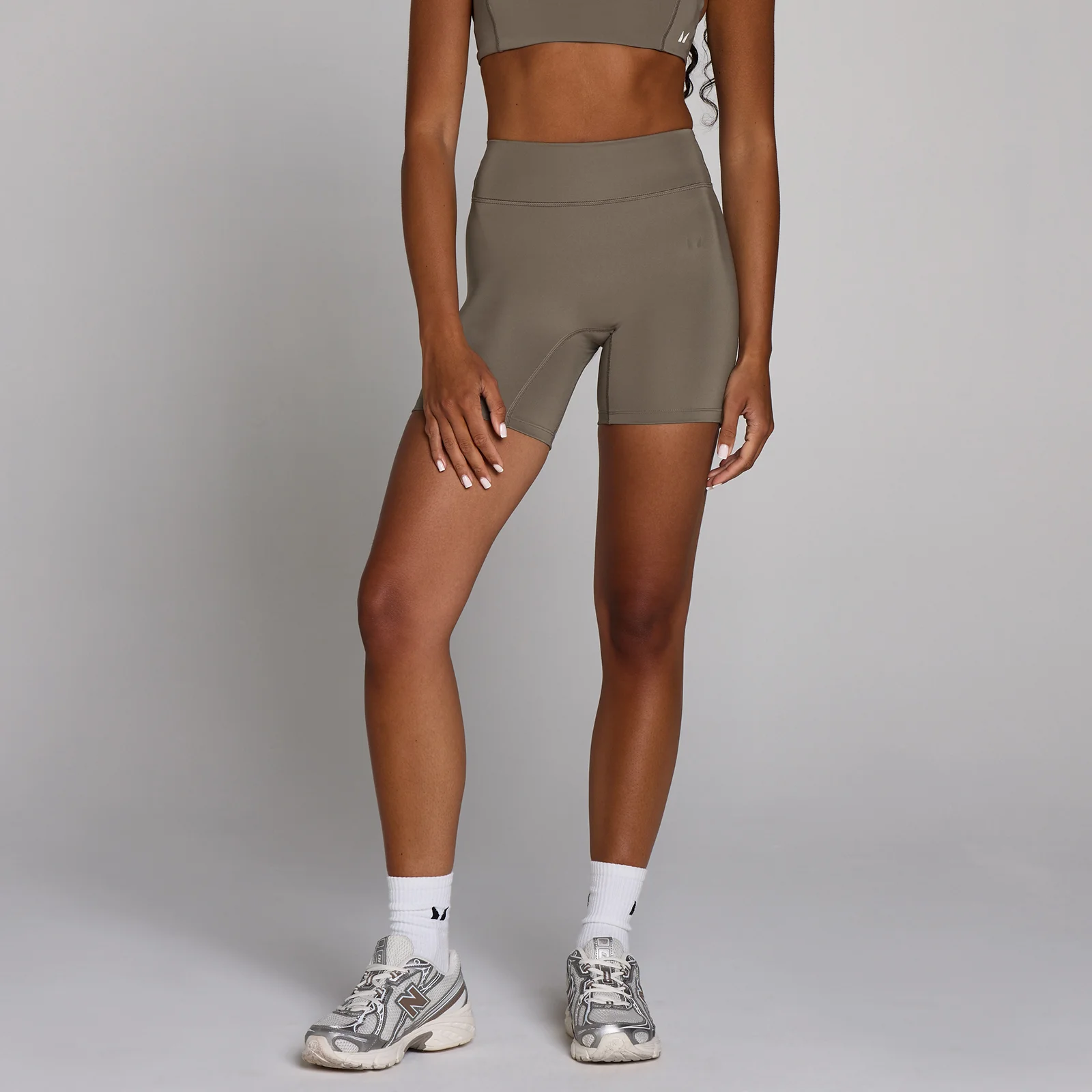 MP Naiste Treeningshortsid - Espresso - S Pilt 1