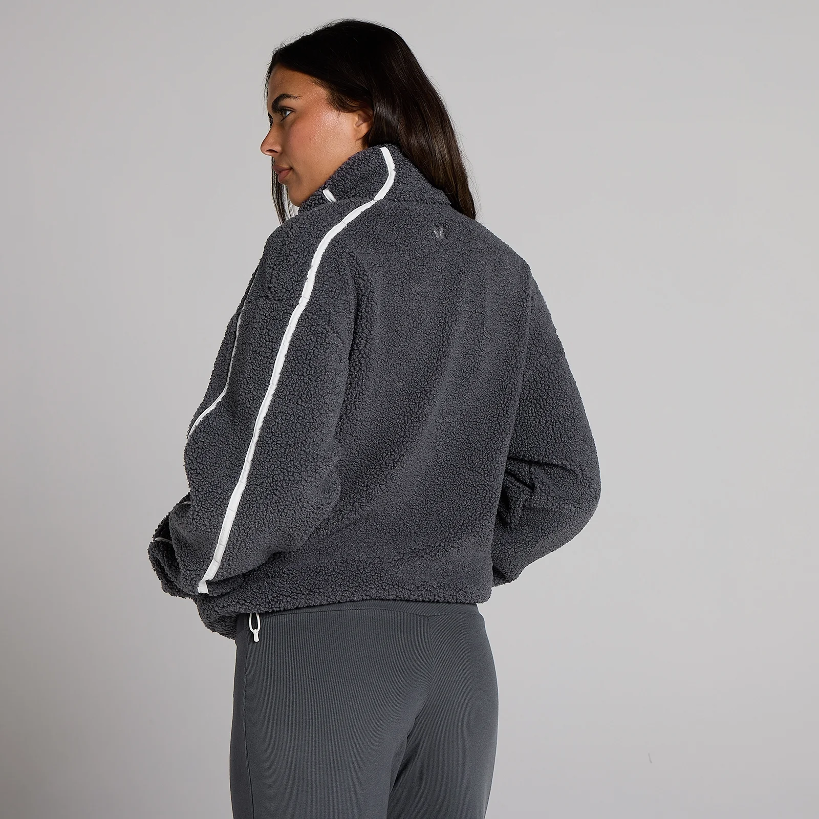 MP Naiste Fliisiga Tõmblukk-jope - Robust Grey - XS Pilt 2