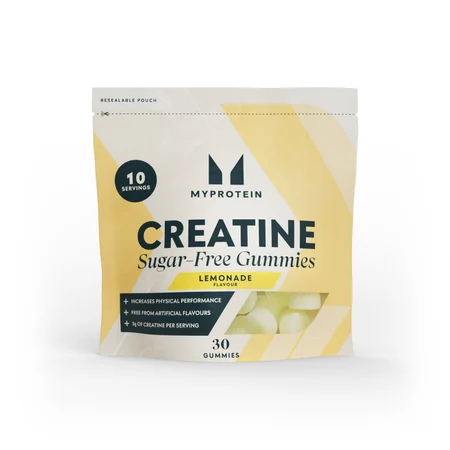 Kreatiini kummikommid - 30 Gummies - 10Portsjonit - Lemonade (Sugar-Free)