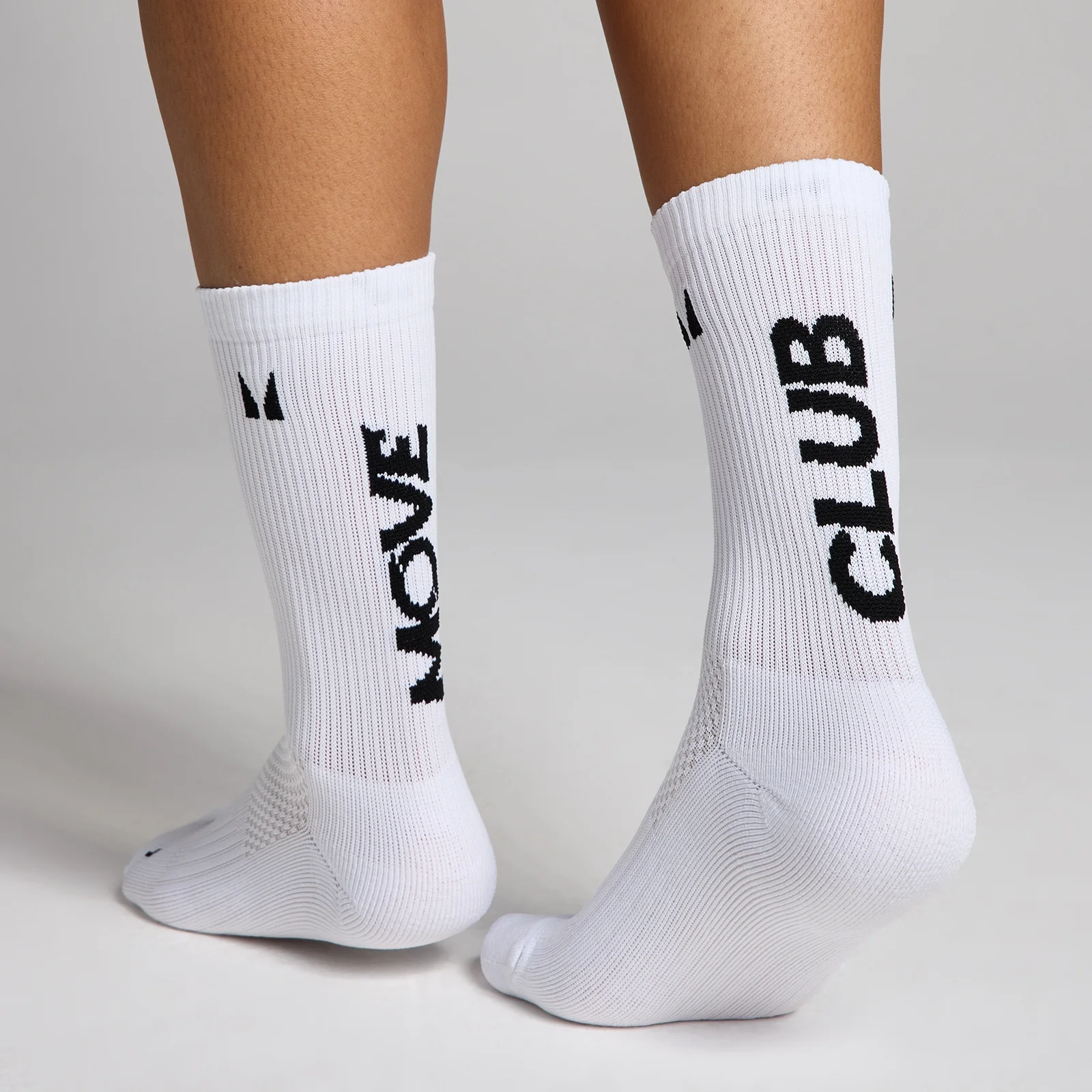 MP Move Club Jooksmissokid (2 paari) - Must/Valge - UK 9-11 Pilt 1