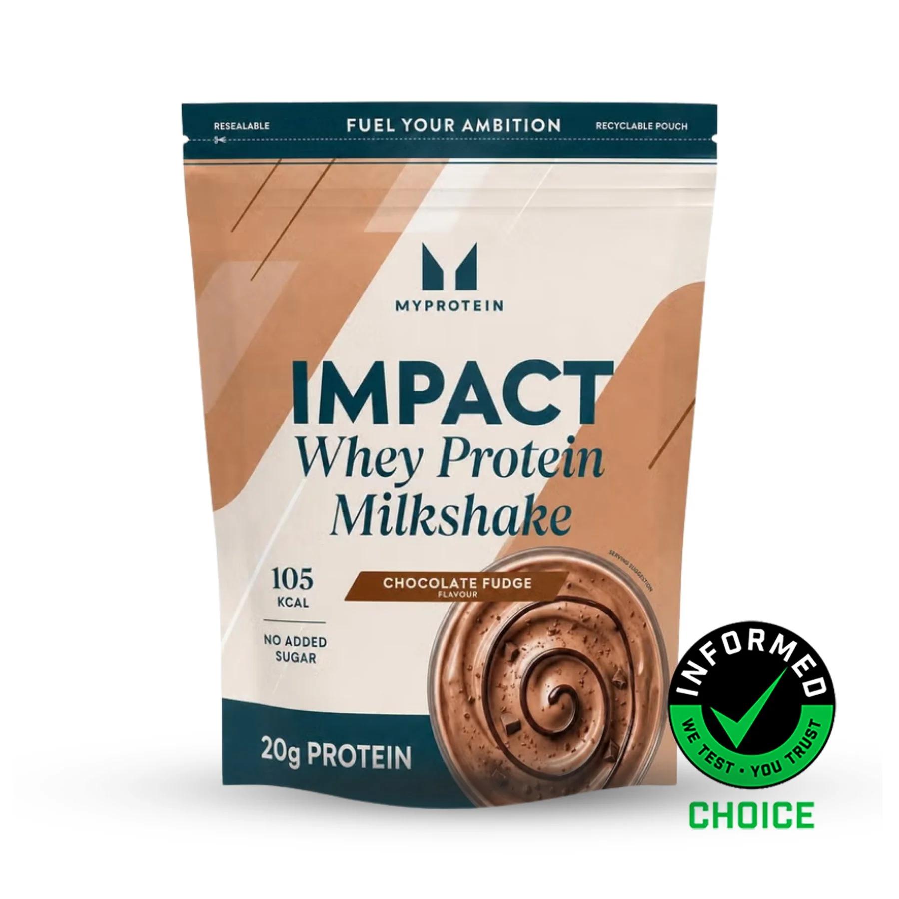 Impact Whey Protein Milkshake - 2610g - 90Portsjonit - Chocolate Fudge Pilt 1