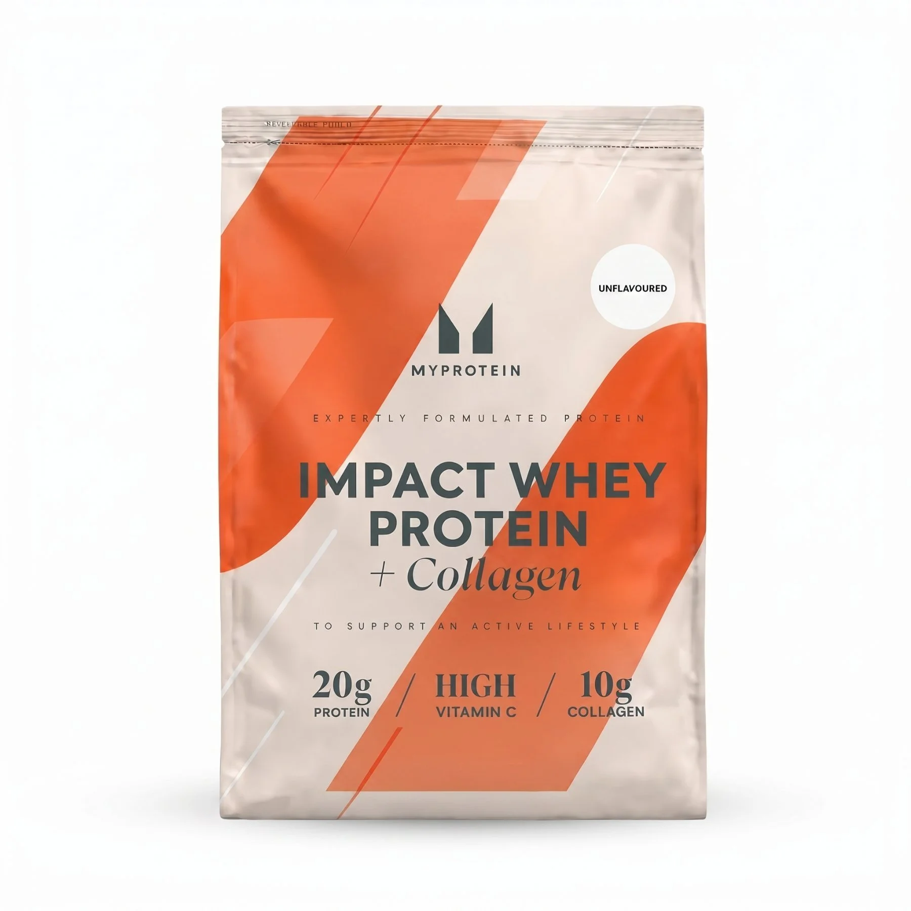 Impact Whey Protein + Collagen - 3450g - 150Portsjonit - Maitsestamata Pilt 1