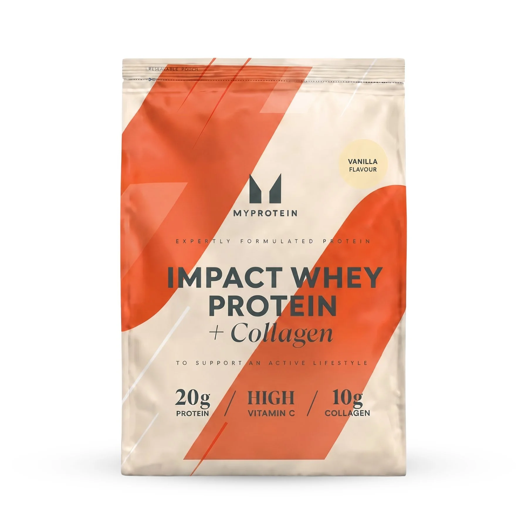 Impact Whey Protein + Collagen - 750g - 30Portsjonit - Vanilje Pilt 1