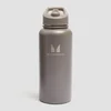 Myprotein Taaskasutatud Metall Klapikõrrega Pudel 1L - Tumepruun