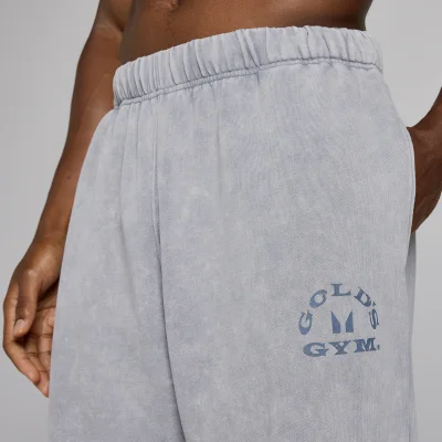 MP X Gold's Meeste Washed Graphic Oversized Dressipüksid - Steel Blue - L Pilt 6