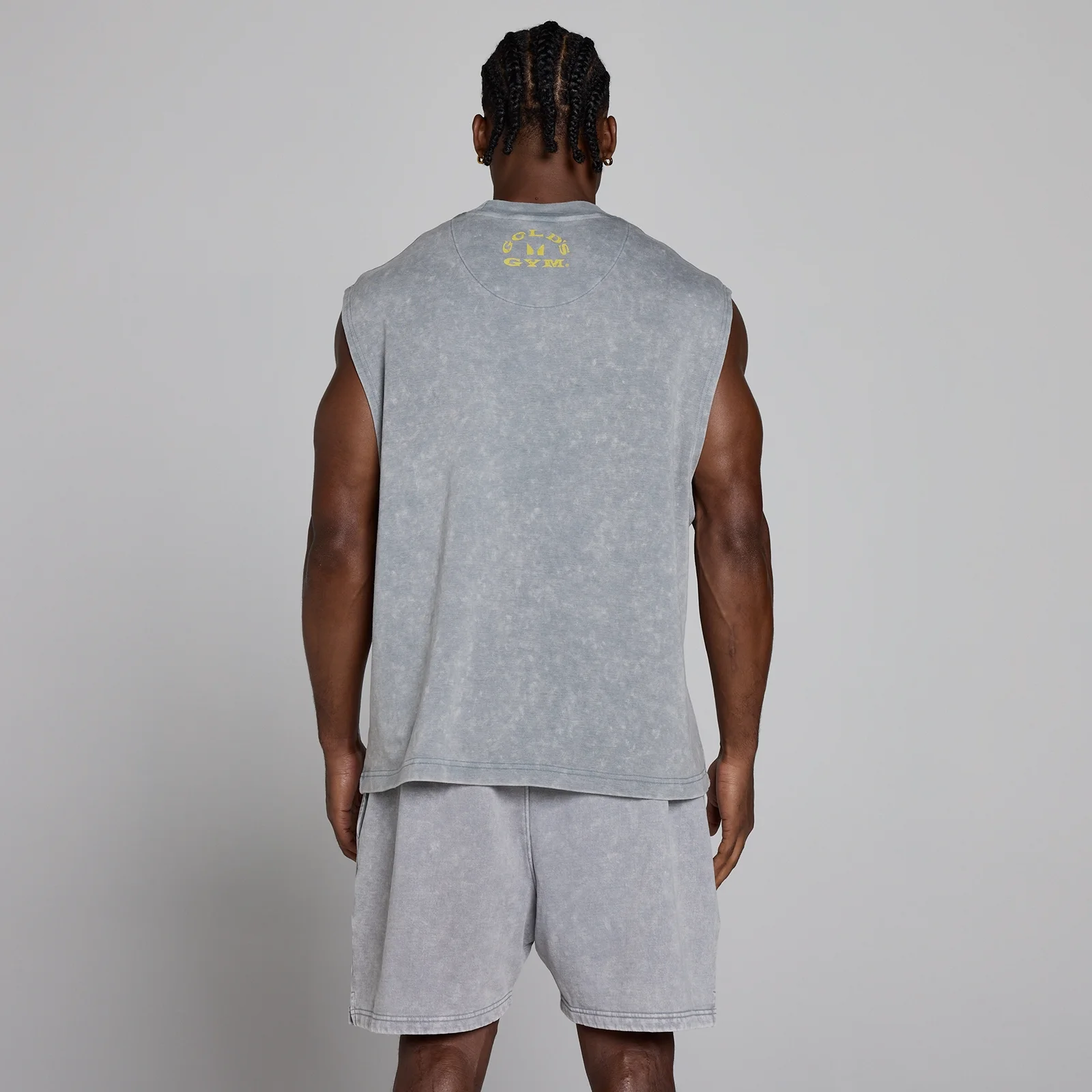 MP X Gold's Meeste Washed Graphic Oversized Tank - Steel Blue - XL Pilt 4