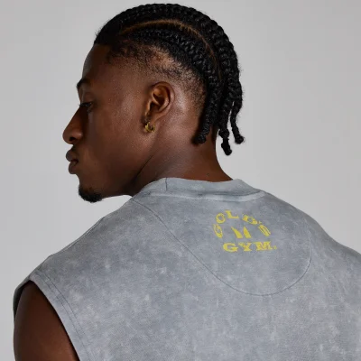 MP X Gold's Meeste Washed Graphic Oversized Tank - Steel Blue - XL Pilt 6