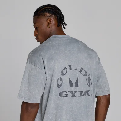 MP X Gold's Meeste Washed Graphic Oversized T-särk - Steel Blue - XS Pilt 6